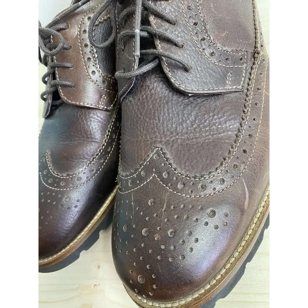 11 Rockport Adiprene By Adidas Leather Wingtip Oxford Dress Shoes